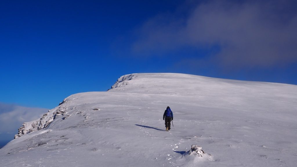 Winter Skills on Ben Hope