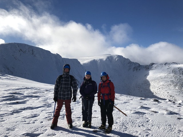 Winter Skills Group in Cairngorms