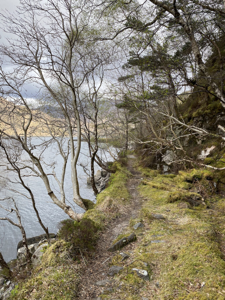 The path above Loch Hourn