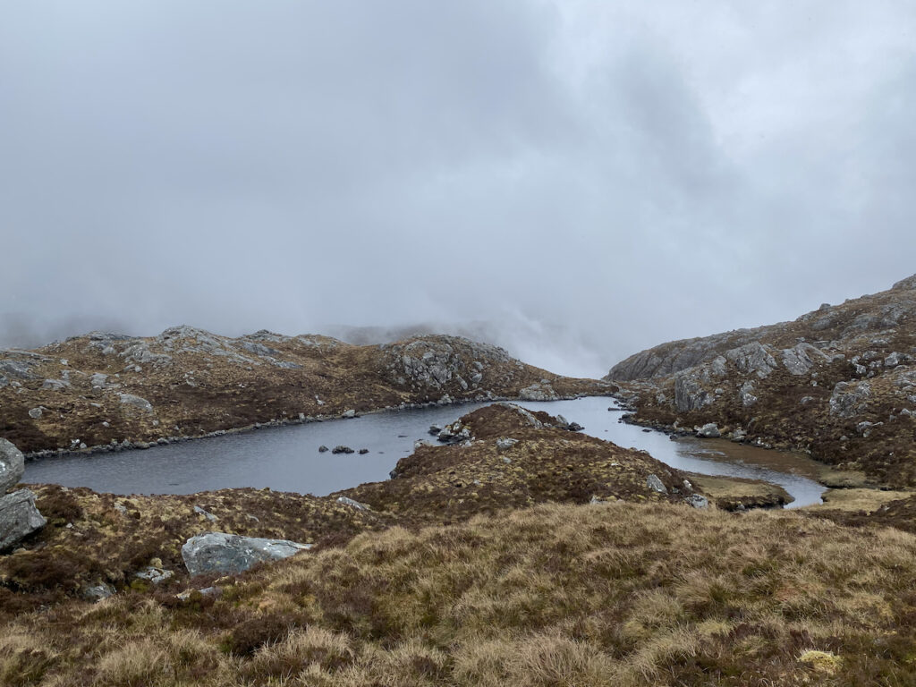 Knock and Lochan topography typical of Assynt