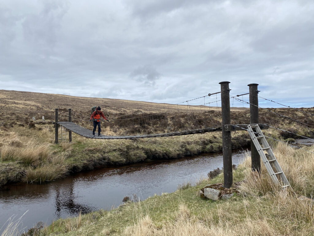The Bridge near Strathan Bothy Backpacking The Cape Wrath Trail