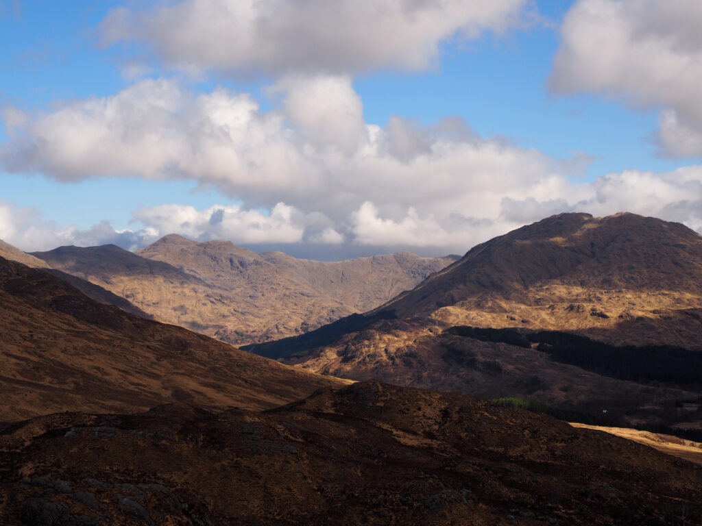 Looking towards the Glenfinnan Hills