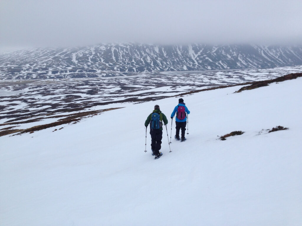 Snowshoeing Drumochter
