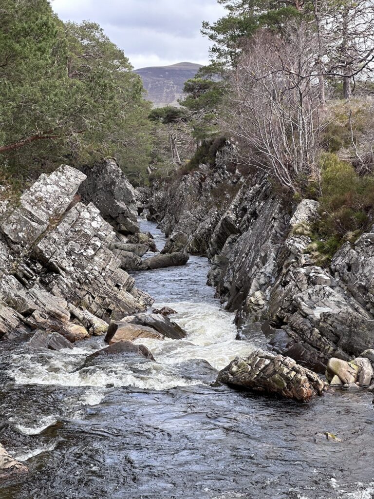 River above Eas Charron