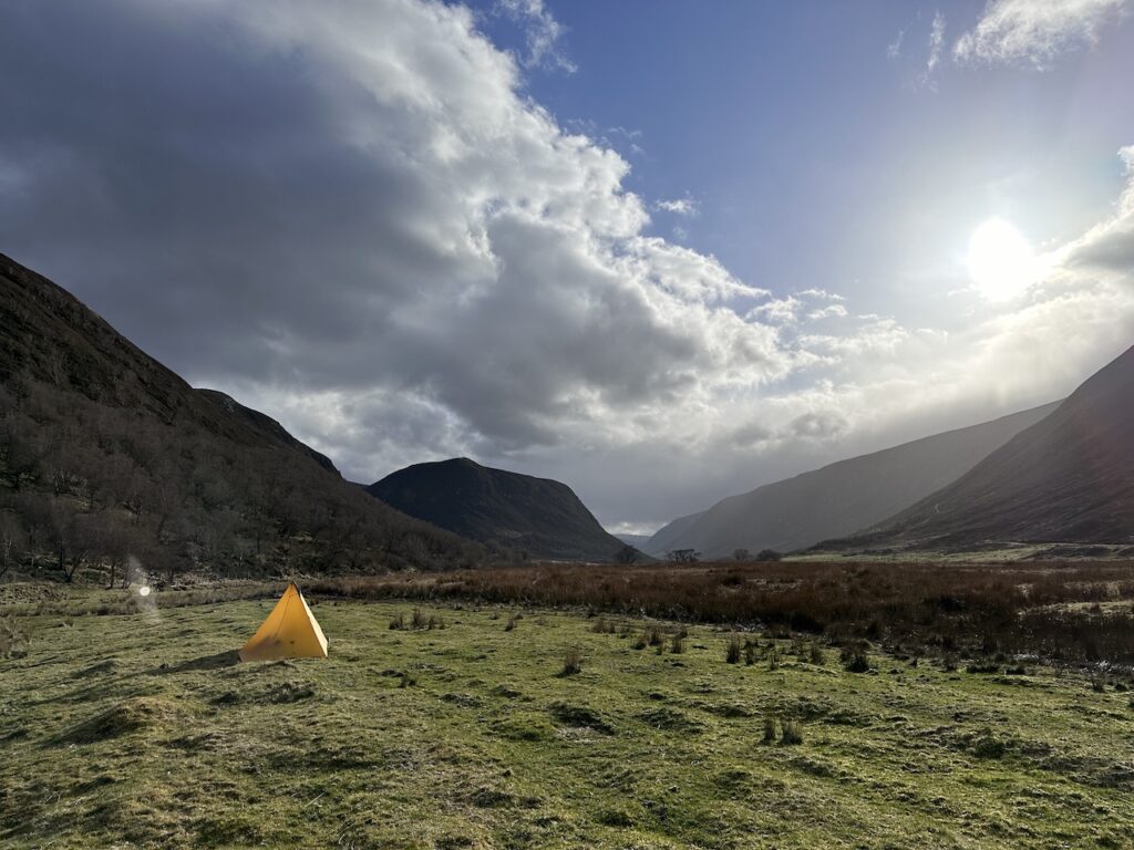 Wildcamping on a Highland Coast to Coast