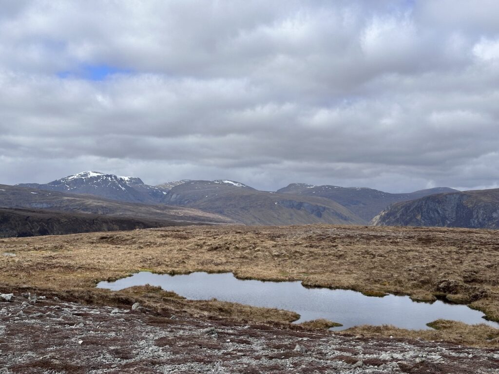 Beinn Dearg Hills from Meall a'Chaorainn